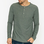 Ben Henley Long Sleeve T-Shirt // Gray (M)