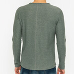 Ben Henley Long Sleeve T-Shirt // Gray (S)