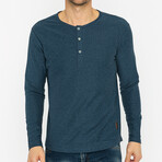 Lucas Long Sleeve Shirt // Indigo (S)