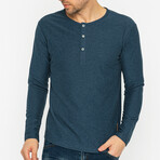 Lucas Long Sleeve Shirt // Indigo (S)