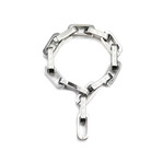 Rounded Links Chain Bracelet // 8" (Rainbow)