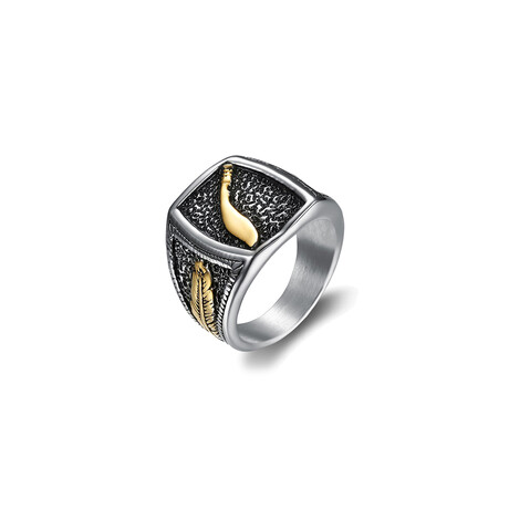 Sword Feather Signet Ring (7)