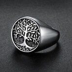 Tree of Life Signet Ring // Silver (10)