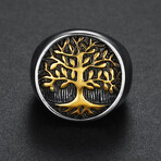 Tree of Life Signet Ring // Gold (11)