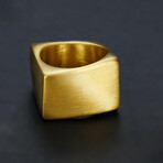 Irregular Band Ring // 15mm // Gold (7)