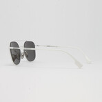 Burberry // Unisex // BE3107 12916G Sunglasses // White