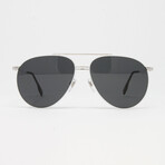 Burberry // Men's BE3108 Aviator Sunglasses // White + Silver