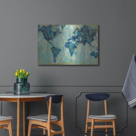 Map Of The World (12"H x 16"W x 0.13"D)