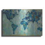 Map Of The World (12"H x 16"W x 0.13"D)