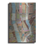 Modern Map of New York II (16"H x 12"W x 0.13"D)