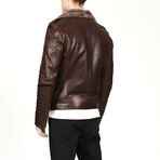2000 Leather Jacket // Hazelnut (M)