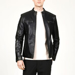 Zig 1055 Leather Jacket // Black (3XL)