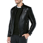 Zig 1087 Leather Jacket // Black (3XL)