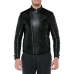Zig 1087 Leather Jacket // Black (2XL)