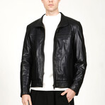 Zig 1091 Leather Jacket // Black (L)