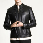 Zig 1055 Leather Jacket // Black (L)
