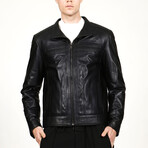 Zig 1091 Leather Jacket // Black (XL)