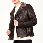 2000 Leather Jacket // Hazelnut (XS)