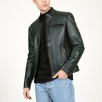 Zig 1055 Leather Jacket // Green (4XL)