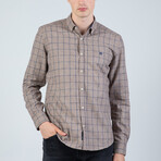 Nyle Button Up Shirt // Brown (2XL)