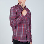 Armond Button Up Shirt // Bordeaux (XL)