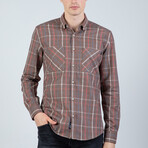 Scott Button Up Shirt // Light Brown (XL)
