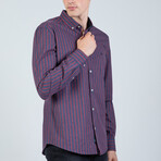 Chance Button Up Shirt // Purple (M)