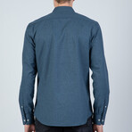 Nicholas Button Up Shirt // Blue (3XL)