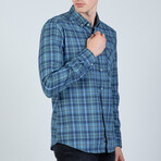 Jackson Button Up Shirt // Turquoise (XL)