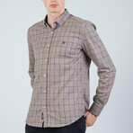 Nyle Button Up Shirt // Brown (3XL)