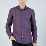 Chance Button Up Shirt // Purple (S)