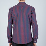 Chance Button Up Shirt // Purple (L)