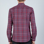 Armond Button Up Shirt // Bordeaux (S)