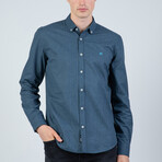Nicholas Button Up Shirt // Blue (XL)
