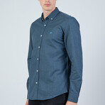 Nicholas Button Up Shirt // Blue (L)