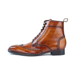 Wingtip Lace Up Boots // Tan (US: 14)