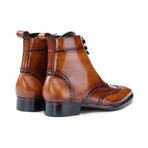 Wingtip Lace Up Boots // Tan (US: 8)