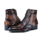 Wingtip Lace Up Boots // Brown (US: 9)