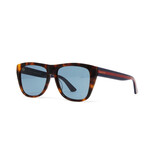 Men's GG0296S Sunglasses // Havana + Blue