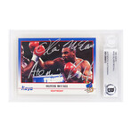 Oliver McCall // Signed 1991 Kayo Boxing Trading Card #182 // "Atomic Bull" Inscription // Beckett Encapsulated