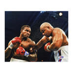 Evander Holyfield // Signed Photo // Boxing George Foreman // 8x10 // Beckett Authenticated