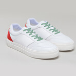 Now Vegan V5 Sneakers // White + Red (US: 7)