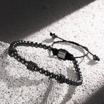 Bracelet + Zircon // Black