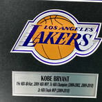 Kobe Bryant // Career Moments Framed 3D Photo Collage