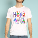 Hakuna Matata Color T-Shirt // White (Small)