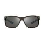 Espen Polarized Sunglasses // Matte Black Frame + Gray Lens