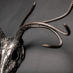 The End // European Deer Mount // Eight Point Buck Skull Sculpture // Heavy Metal Art