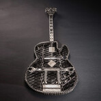 The Classic //  Electric Style Guitar Sculpture // Heavy Metal Art