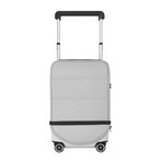 4 Wheel Carry-On // Icy White + Navy (Regular)