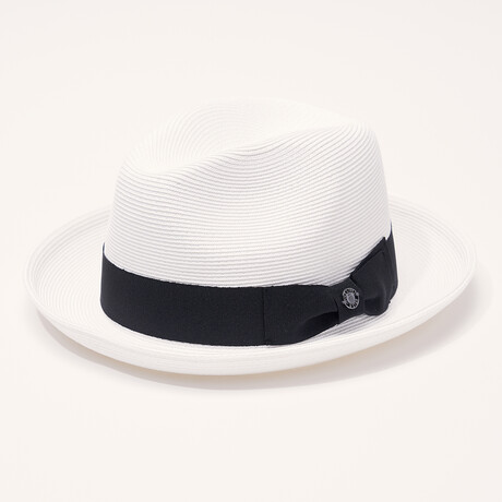 The Genoa Bowtie Hat // White (Small)